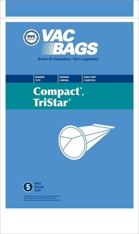 DVC Compact Tristar Canister Vacuum Cleaner Bags Made in USA 20 Bags 