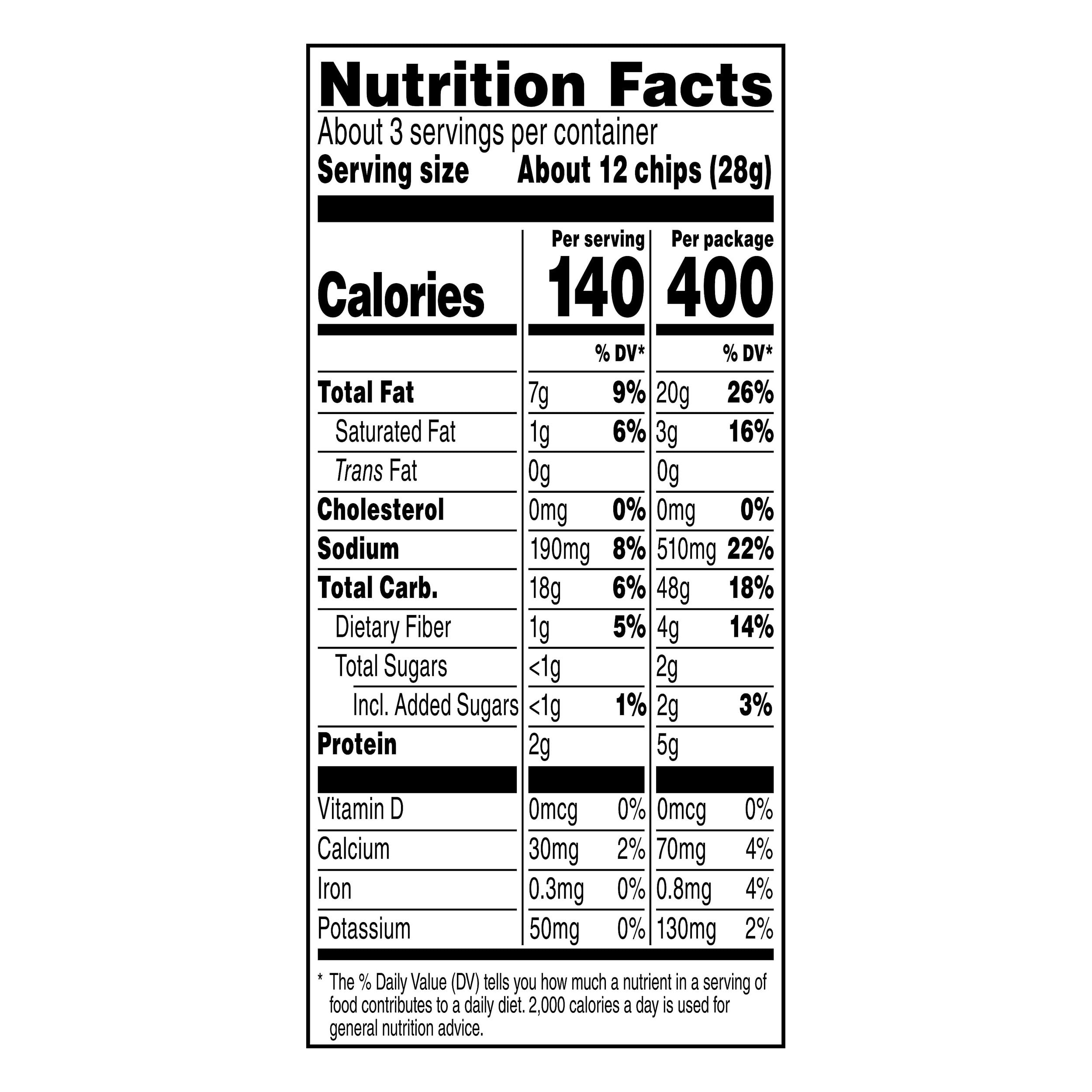 Doritos Twisted Lime Flavored Tortilla Chips Snacks, 2.75 Ounce Bag Single Pack