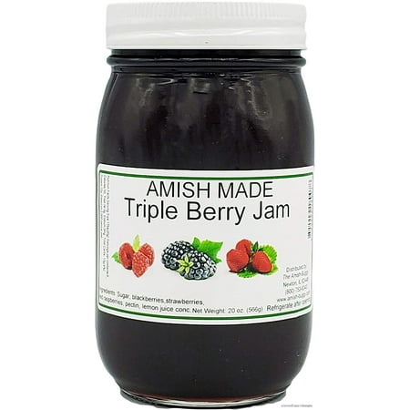 

Amish Triple Berry Jam - Two 18 Oz Jars