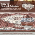 thumbnail image 6 of Garvee 5'x7' Vintage Area Rugs for Living Room, Washable Medallion Rugs Low Pile Non Slip Soft Indoor Rug Carpet for Bedroom Dining Room Office Home Decor, Red, 6 of 9