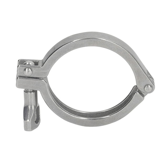 Abrazadera sanitaria Abrazadera de fijación de tubería de agua de acero inoxidable 304 Clip de tubería resistente de un solo pasador con tuerca de mariposa tipo 51