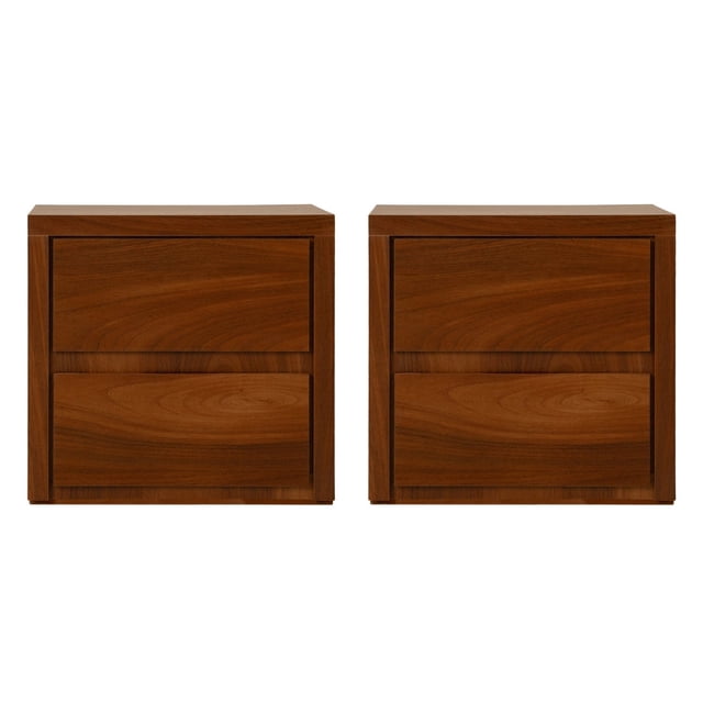 Set de 2 Buros Burella Nogal - Kessa Muebles