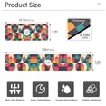 thumbnail image 3 of Yayeee Faucet Mat for Kitchen Sink 30" Diatomite Long Splash Guard Pad, Retro Geometric, 2 Pack, 3 of 7