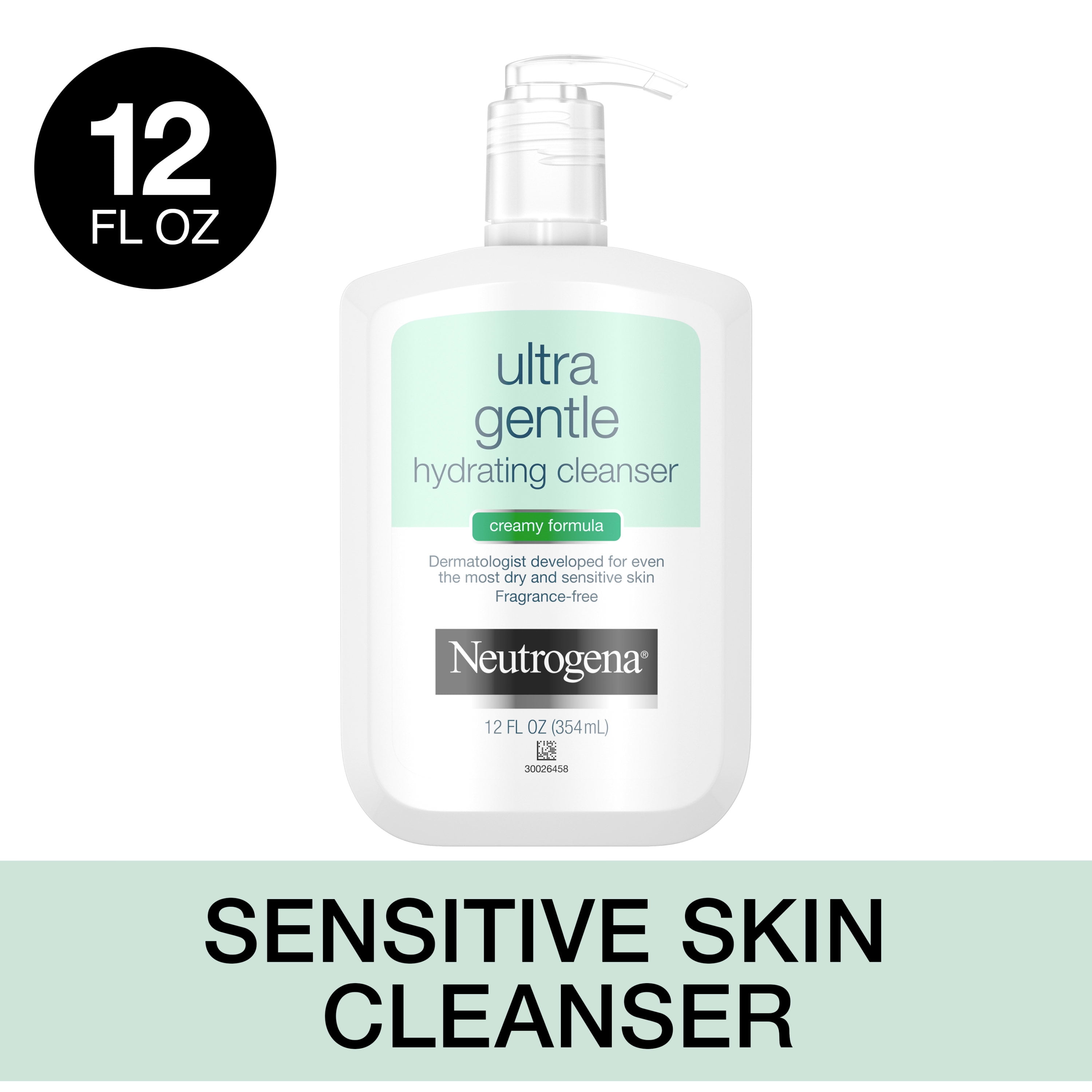 Neutrogena Ultra Gentle Hydrating Creamy Facial Cleanser, 12 fl. oz