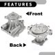 thumbnail image 5 of Bomba de agua Unique Bargains para Chevrolet Tracker 1999-2008 No.1740077810/1740077812/1740077813 con kit de juntas, 5 of 6