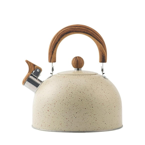 Lijie 2.8 Liter Whistling Pots for Stove Top 95 Ounce Whistle Teapot Travel Office
