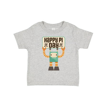 

Inktastic Happy Pi Day Robot Math Class Gift Toddler Boy or Toddler Girl T-Shirt