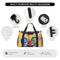 thumbnail image 3 of Lsque inside out 2 Pattern Hand Travel Bag, Weekender Carry On for Women Men, Sports Gym Bag, Workout Duffel Bag, Overnight Shoulder Bag fit 15.6 Inch Laptop, 3 of 6