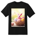 thumbnail image 2 of Plus Size Shirt for Women Black Tops for Women Short Sleeves Shirt for Women Easter T Shirt Crewneck Shirt for Women XL, 2 of 5