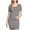 Black B, variant on Hoen Maternity Dresses for Women Short Sleeve Round Neck Ruched Pregnant Dresses Lightweight Breathable Bodycon Midi Dresses Striped Printed Casual Pleated Dresses