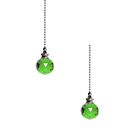 

Ceiling Fan Pull Chain Decorative Extension Clear Fan Pulls For Ceiling Light Lamp Fan Chain Extender Stained Glass Hanger Rings Pendant Bead Auction Glass Panels for Walls Chandelier Replacement