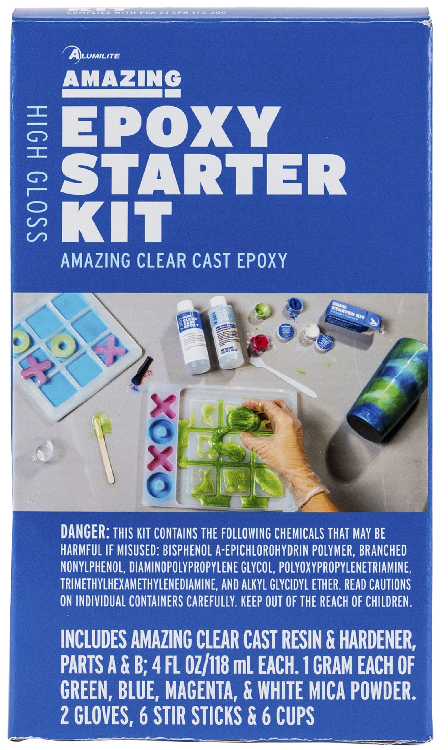 Alumilite Amazing Clear Cast 8oz Starter Kit