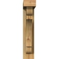 thumbnail image 2 of Ekena Millwork 4"W x 16"D x 20"H Olympic Block Rough Sawn Bracket w/ Offset Brace, Western Red Cedar, 2 of 25