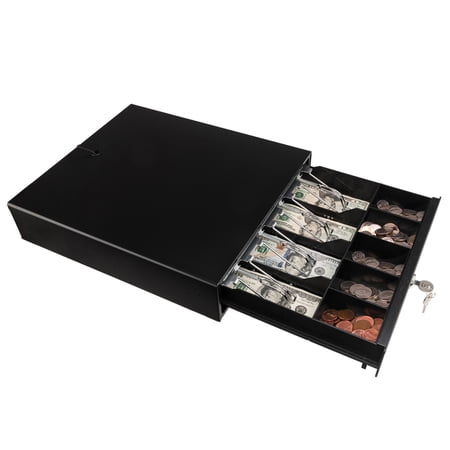 Zimtown Cash Register Drawer 4 Bill 5 Coin Money Storage Box Tray