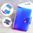 thumbnail image 3 of Vogacara Mujer portátil de gran capacidad 20 ranuras plantillas de uñas bolsa hogar Spa placas de estampado organizador de PVC estuche a prueba de polvo Juegos de manicura Tipo 3 Vogacara  CE014326-03, 3 of 6