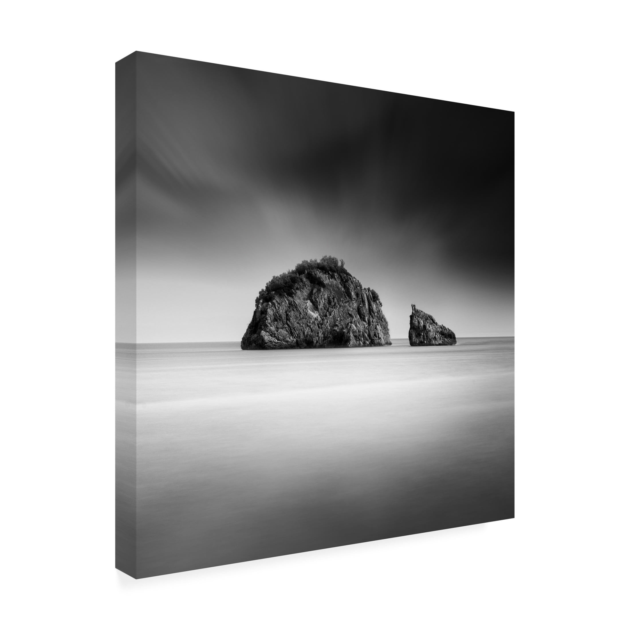 Canvas Wall Art - George Digalakis 'A Piece Of Rock 031' Wall Art for Living Room, Bedroom, or Office D?cor by Trademark Fine Art - 18 x 18 Inches
