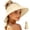 Khaki, variant on Summer Hollow Top Sun‑Shade Hat for Ladies Large Brim Breathable Packable Visor Cap Beach Vacation Driving Shopping Headwear