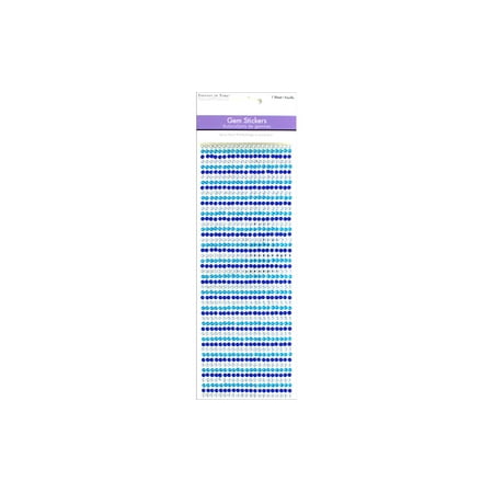 - Multicraft Sticker Gem 4mm Val Pk Ocean 1029pc