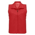 thumbnail image 2 of Uooqdmx Sleeveless Jacket Women Lightweight Jacket Women Zip Up Jackets for Women Hiking Vest Women Vest Tops for Women, Red 1 XL, 2 of 5