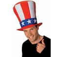 thumbnail image 2 of Rubies Uncle Sam Stovepipe Hat Costume Accessory for Adults, One Size Fits Most, 2 of 4