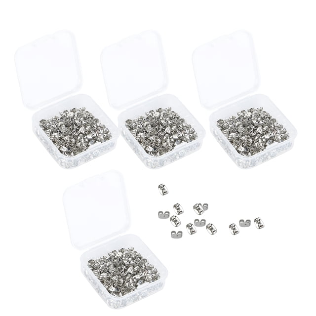 Tapones seguros de Hierro Zhivalor para pendientes 800 Uds con caja de almacenamiento