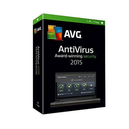AVG ANTIVIRUS 2015, 1 USER 1 YEAR (Best Antivirus For Windows 8.1 Pro)