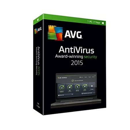 AVG ANTIVIRUS 2015, 1 USER 1 YEAR