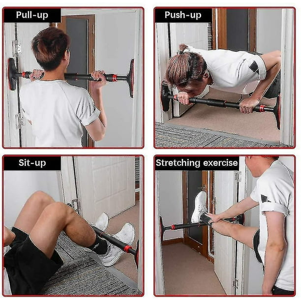 Pull Up Bar No Screws Doorway Chin Up Bar For Home Gym（65-100cm） 