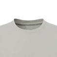 thumbnail image 5 of Mens Slim Fit Shirt Long Sleeve Quick Dry Athletic Workout Gym T-Shirt SPF Running Top Sport Undershirt Base Layer Big and Tall Size 4XL Silver, 5 of 6