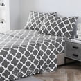 thumbnail image 3 of Full Size Sheets Set, 100% Viscose Derived from Bamboo, Silky Soft, Cooling, 3 of 7
