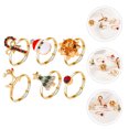 thumbnail image 3 of 6 anillos navideños para niños, ideales como juguetes o como recuerdos de fiesta., 3 of 8