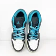 thumbnail image 4 of Ni - ke Ni - ke Boys Air Jordan 1 Low SE CT1564-004 White Casual Shoes Sneakers Size 6.5Y, 4 of 5