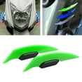thumbnail image 1 of Alerón lateral de para motocicleta, 2 uds., accesorio de modificación Universal, fijas para la mayoría de , Verde Yotijar Carenado de aleta delantera, 1 of 6