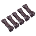 thumbnail image 3 of Leather Cord Rope 6mm Flat Leather Strip Braiding String for Necklace, Bracelet, Coffee, 3 of 8
