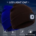 thumbnail image 3 of Sombrero con linterna LED con luz Sombrero de punto cálido con luz LED para reparar y trabajar en lugares oscuros MFZFUKR CPB-ZRF365-3, 3 of 5
