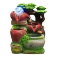 thumbnail image 1 of simhoa Tabletop Waterfall with LED Light Automatic Pump Ornament for Desktop B, 1 of 7