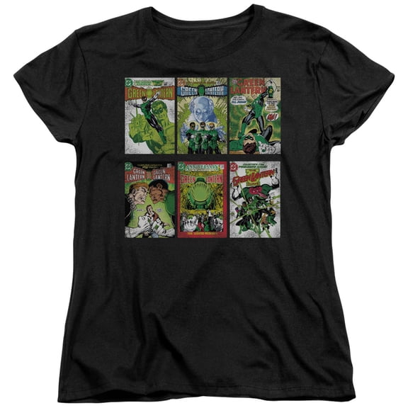 Green Lantern - Gl Covers - Women's Short Sleeve Shirt - Large