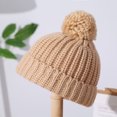 thumbnail image 2 of Baby Sweetie Kids Knit Beanie Hat, Cute Soft Thickened Solid Color Beanie Warm Winter Cap for Girls Boys, 2 of 8