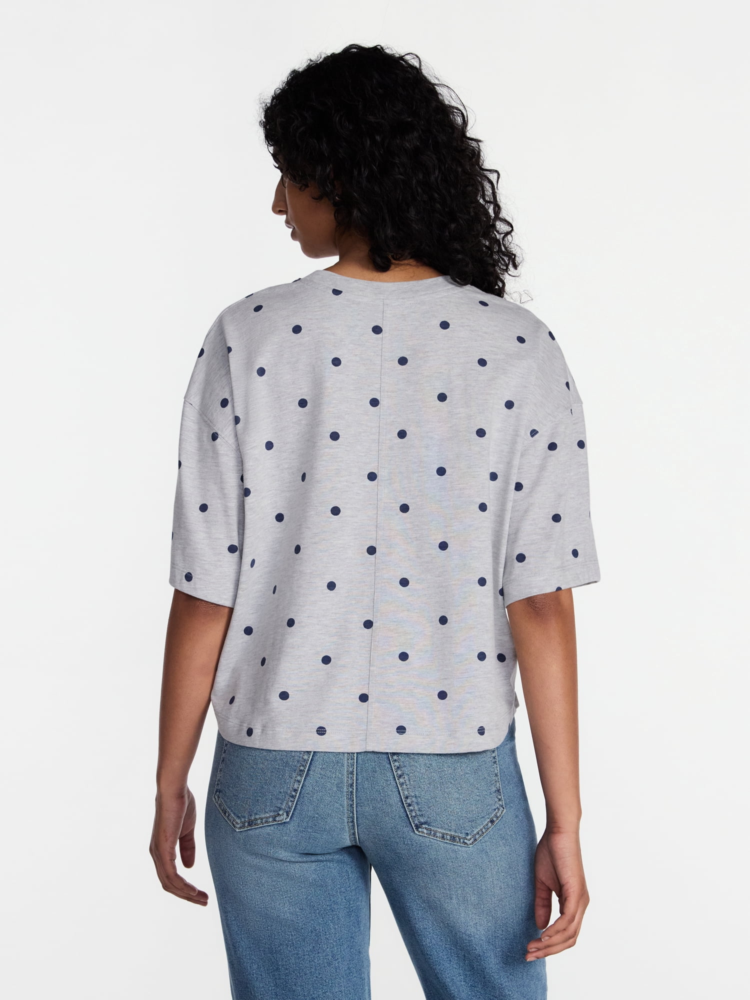 Lilo and Stitch Women's Fashion Boxy Tee, Sizes XXS-XXL