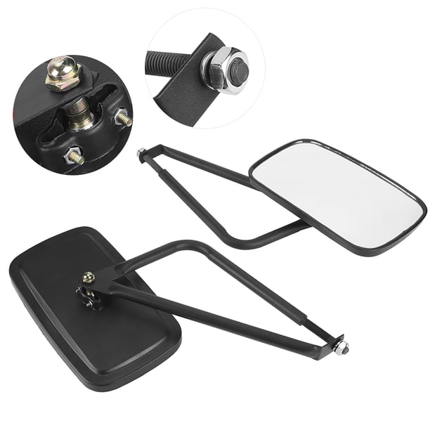 Espejo retrovisor lateral ANGGREK para coche con soporte apto para Wrangler JL JK TJ LJ YJ