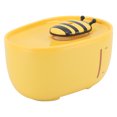 thumbnail image 2 of Fuente de agua para mascotas, silenciosa, circulación automática, filtrado, lindo dispensador de agua para perros y gatos, para mascotas pequeñas y medianas, abeja de 2L, 2 of 9