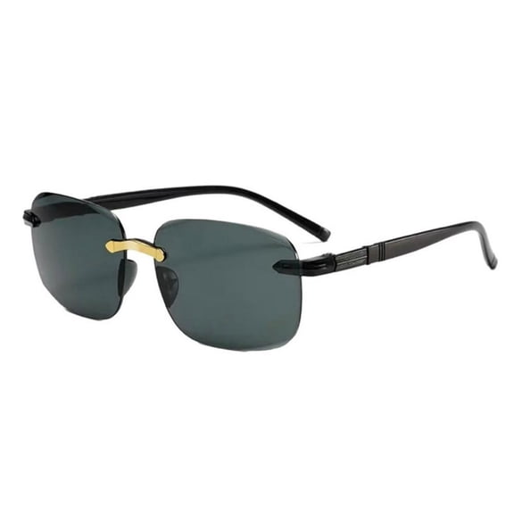 New Frameless Sunglasses Fashion Square Sun Glasses Outdoor Driving Cycling Goggles Eyewear Men Women's European American Trendy Glasses