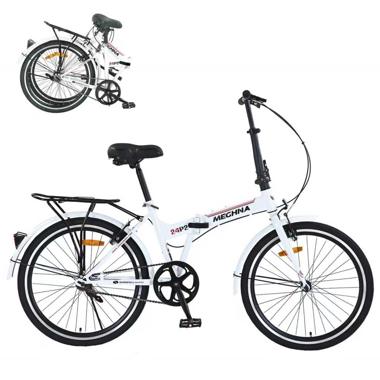 24” folding bicycle LuckyNote】24