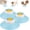 Yellow*3PCS, variant on Dog Lick Ball,Licking A Ball Add More Fun Bowl, Dog Lick Ball Bowl,Licking A Ball for Dogs,Slow Down Eating Speed and Add More Fun for Your Dog and Cats