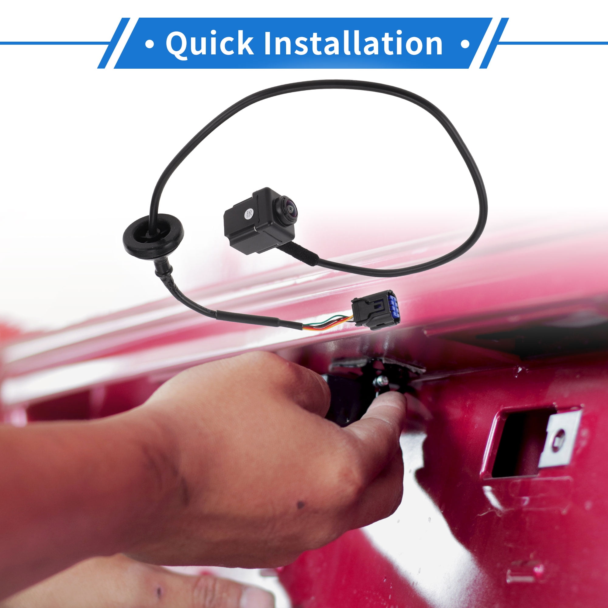Unique Bargains Rear View Camera for Kia Soul 2014 2015 2016 License Plate Park Assist