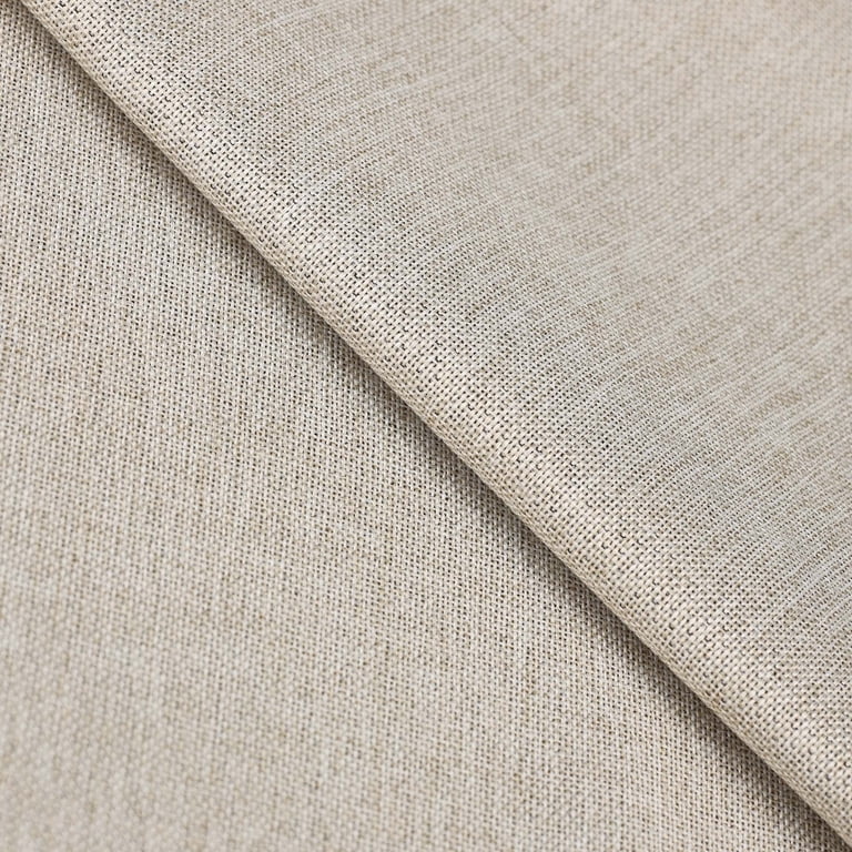 Superior Linen Blackout Curtains, 52"W x 63"L, Ivory photo 5