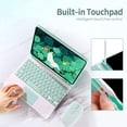 thumbnail image 2 of Étui de Protection pour Clavier avec Clavier Sans Fil Détachable 3.0 Pavé Tactile/emplacement pour Stylo Compatible avec iPad Pro 11(2018/2020), 2 of 8