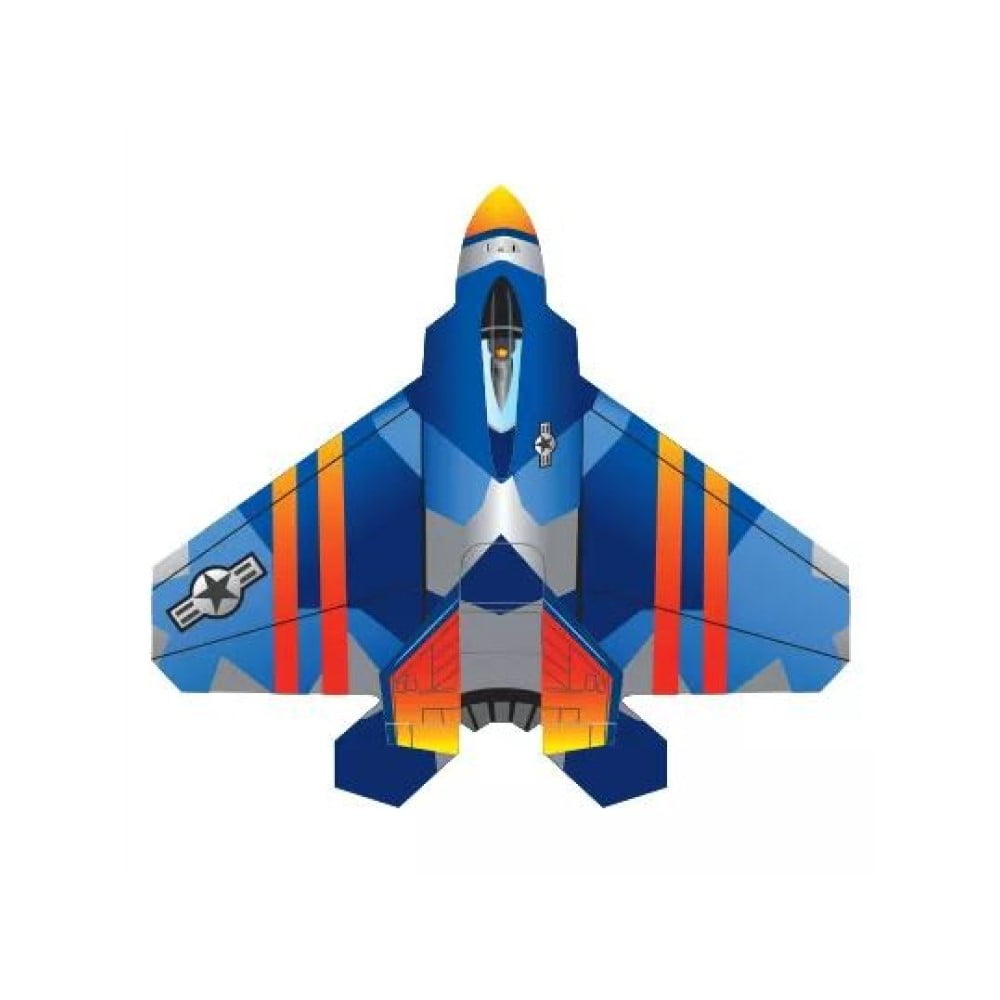 XKites Rare Air DLX Nylon Kite Tails, Handle, Line Included (Jet 31