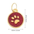 thumbnail image 2 of AURARMLET 6Ud Placas De Para De Mascotas Con Agujero Para Colgar, 2 of 5