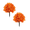 2 Pieces, variant on Lighted Artificial Maple Topiary Tree with Ground Spike,Waterproof LED Fall Foliage Decor for Garden Pathway,Halloween Thanksgiving Outdoor Indoor Display,1 Piece